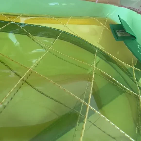 Chanel 18S Coco Splash Pastel Rainbow PVC Medium Flap Bag - Picture 6 of 11